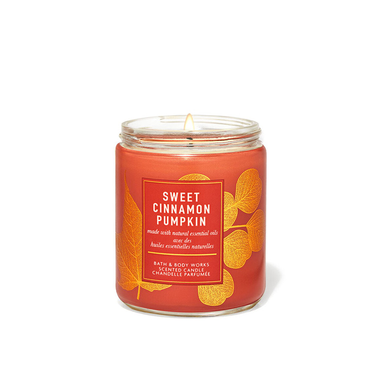 Bath And Body Works Scented Candle Sweet Cinnamon Pumpkin