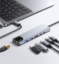 XO HUB013 USB C Hub 6 in 1
