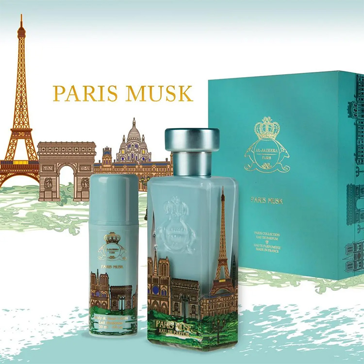 Al-Jazeera Paris Musk, Paris Collection Eau Parfum 60 ml & Body & Hand Lotion 30 ml