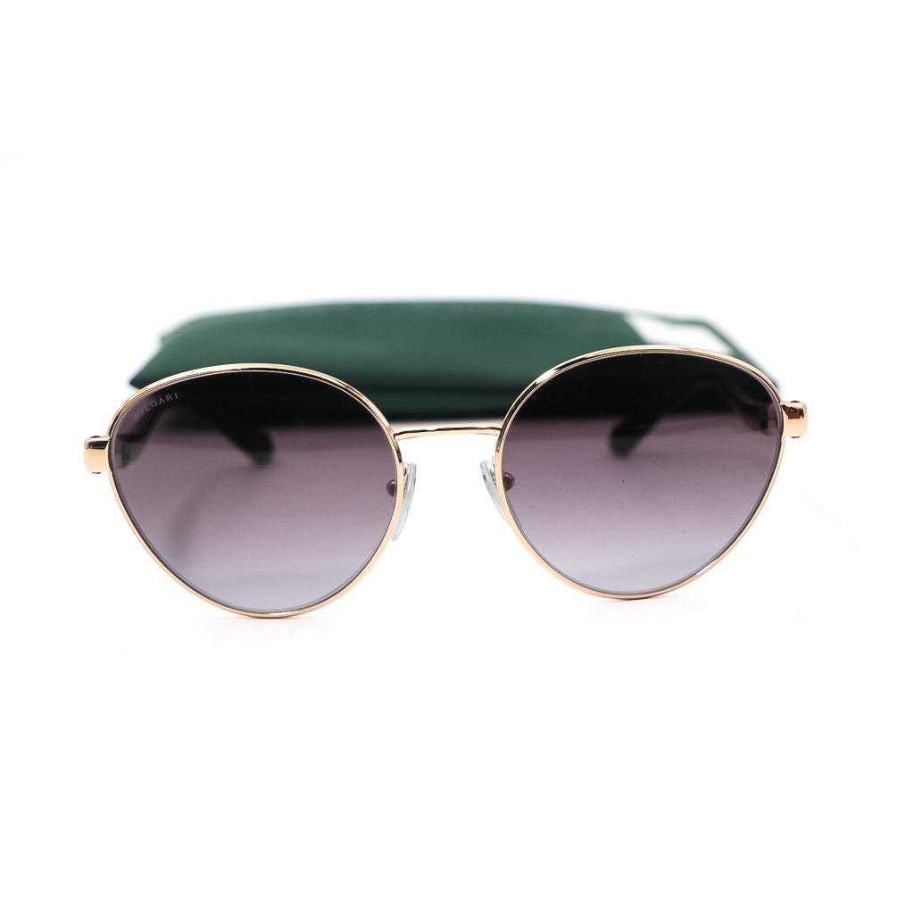 Bvlgari  Serpenti BV-6155 Pink Gold/Grey Graduated (214/8G) Sunglasses BNIB