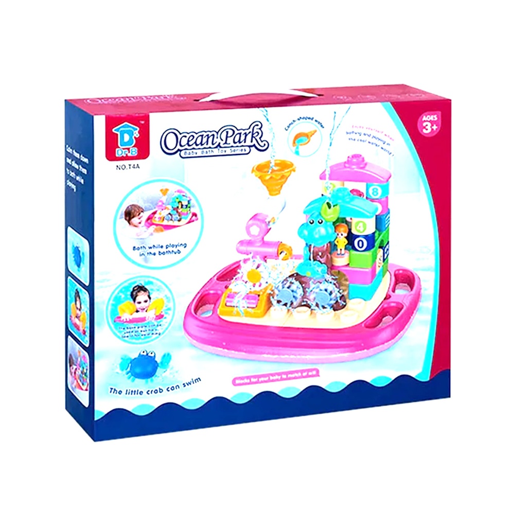 Ocean Park Baby Bath Toys Number Blocks