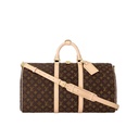 Louis Vuitton Brown Canvas Monogram Keepall 60 Bandouilere Travel Bag ** Fakeimitation **