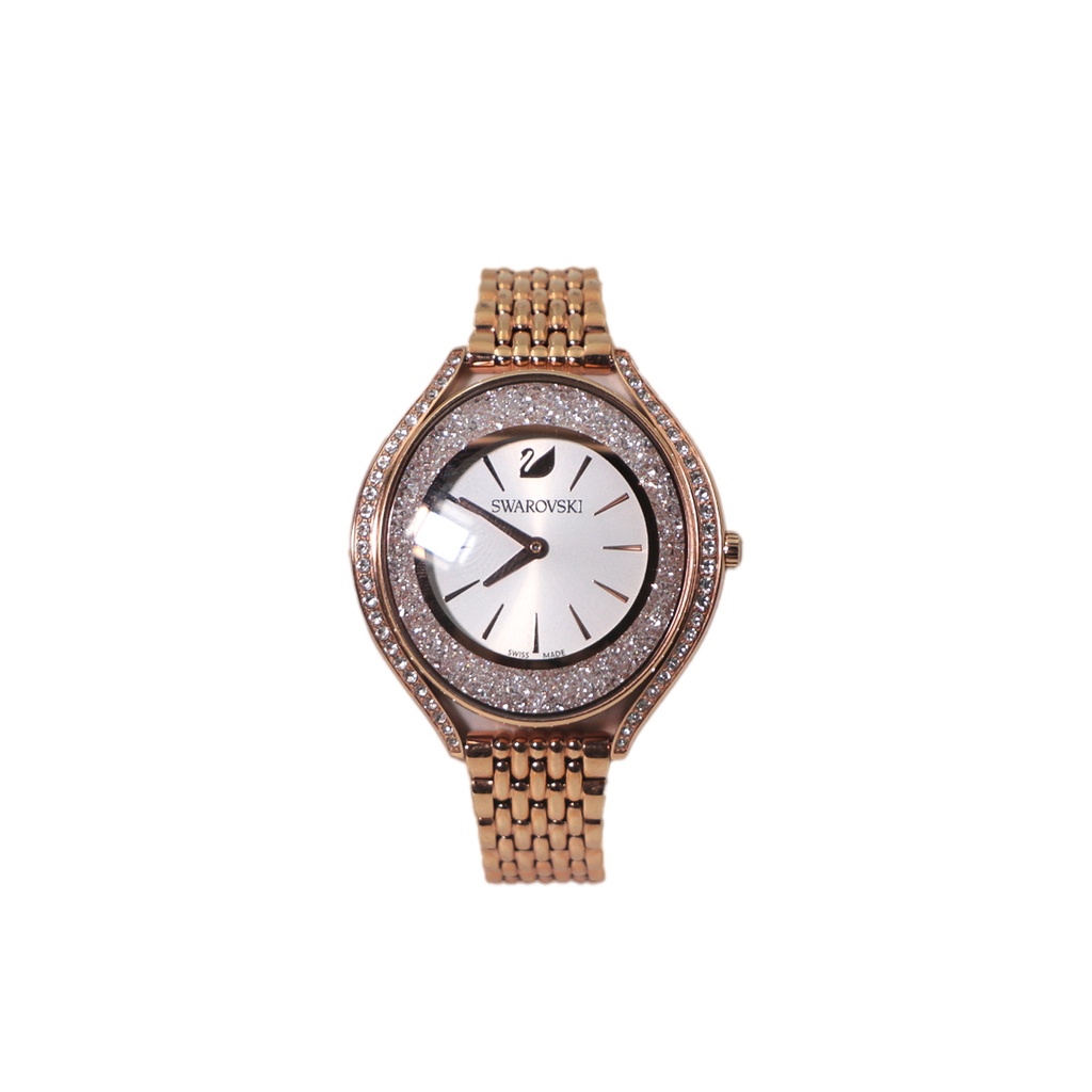 Swarovski cas Stainless Steel, Suiss Made , 50 Meter Water Resistant Copper Color