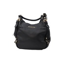 Michael Kors Bedford Black Bowling Satchel Leather