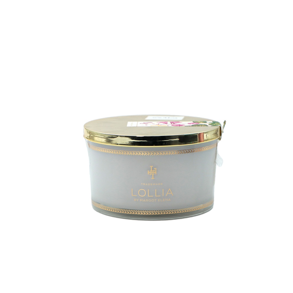 LOLLIA This Moment Fine Bathing Salt 20oz, Water Lily & Sun Blossoms