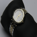 Police Timepieces 15569m Silver And Rose Gold  Strap And White Dial All Stainless Steel