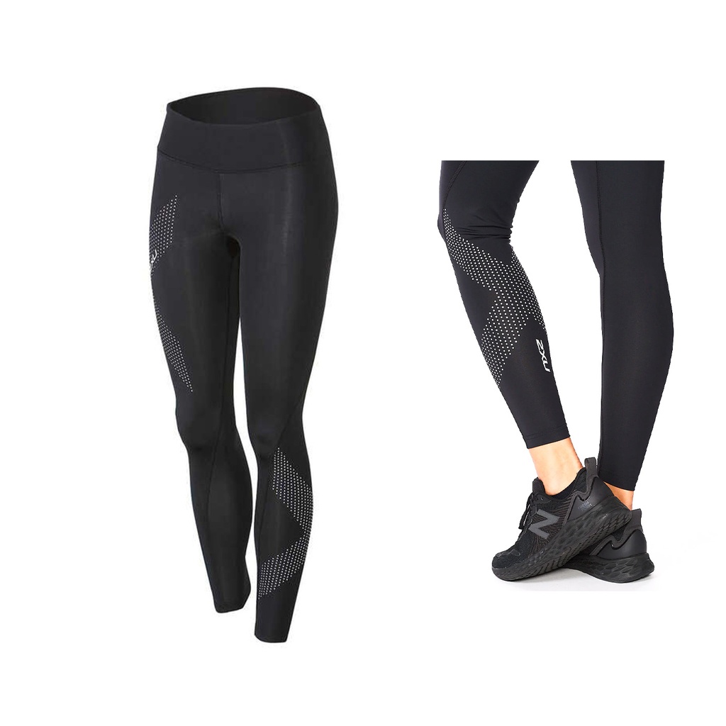 2XU Motion Mid-Rise Compression Tights WA2864B Size - L Colour Black