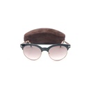 Tom Ford Oval Sunglasses TF438 Angela 01F Black/Gold/Havana FT0438