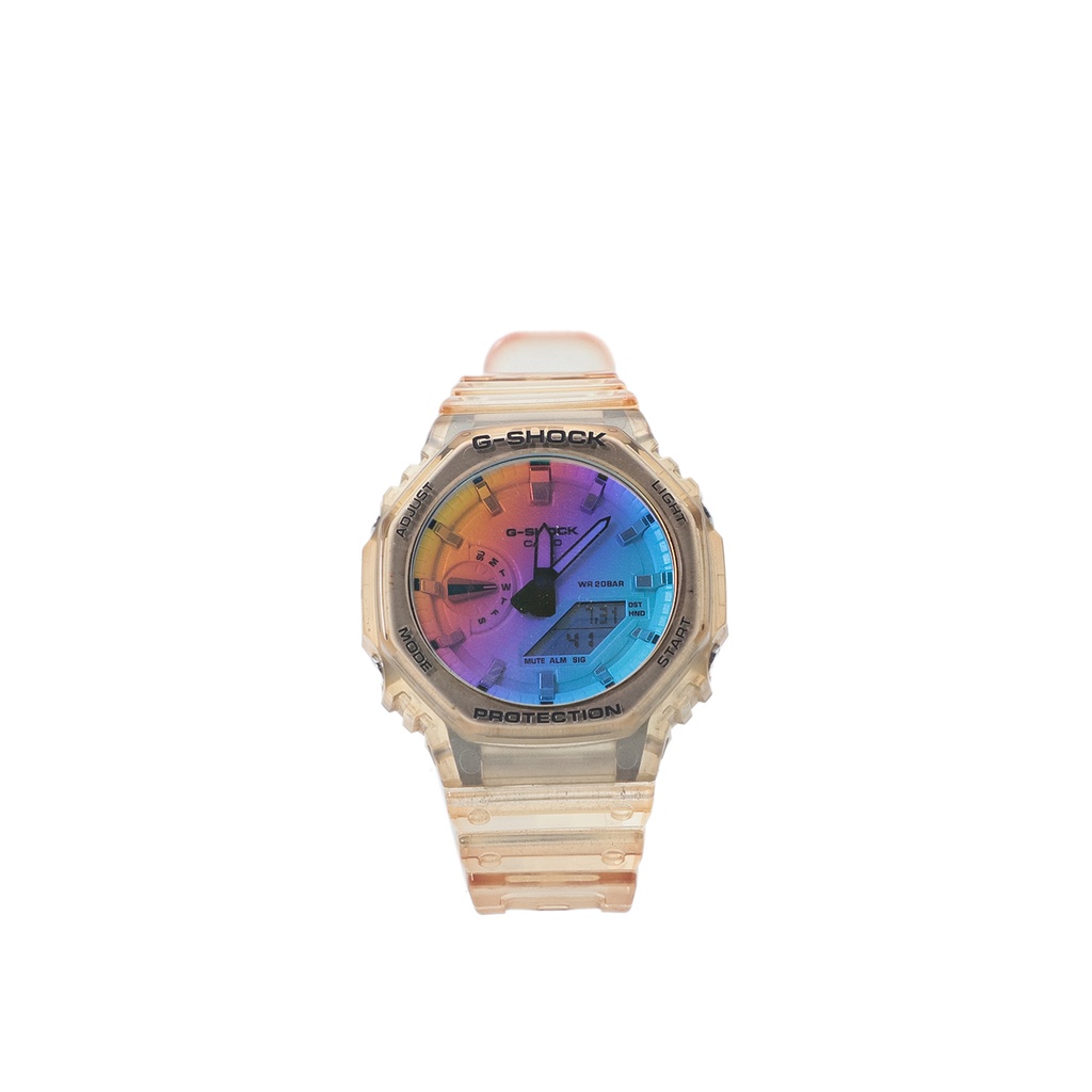 Casio GA-2100SRS, Water Resist 20Bar Carbon Core Guard