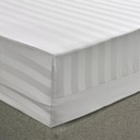525 Thread count Supreme Luxury Satin Stripe Fitted Sheet Pima Cotton 120 x 200 x 33 cm