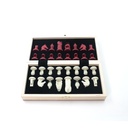 Chess pieces board