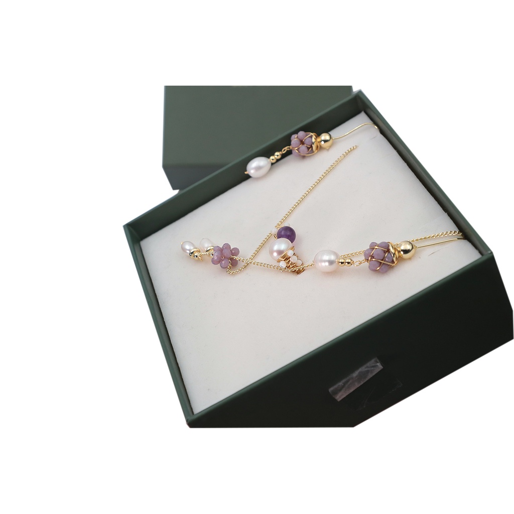 Just For You Best Wishes Necklace Purple