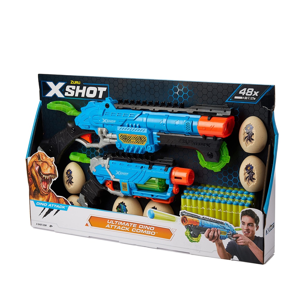 X-Shot Dino Attack Combo Pack Of Hunter And Eliminator, 4859 | Oksouq