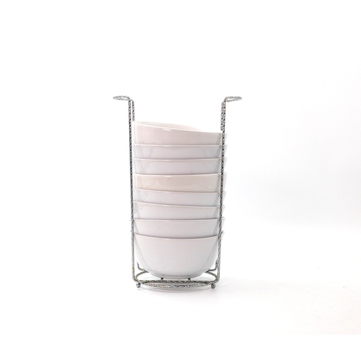 Soup Ceral Bowl 8 Pcs Porcelain Beije
