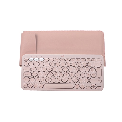Logi Keyboard K380 Pink with Pouch