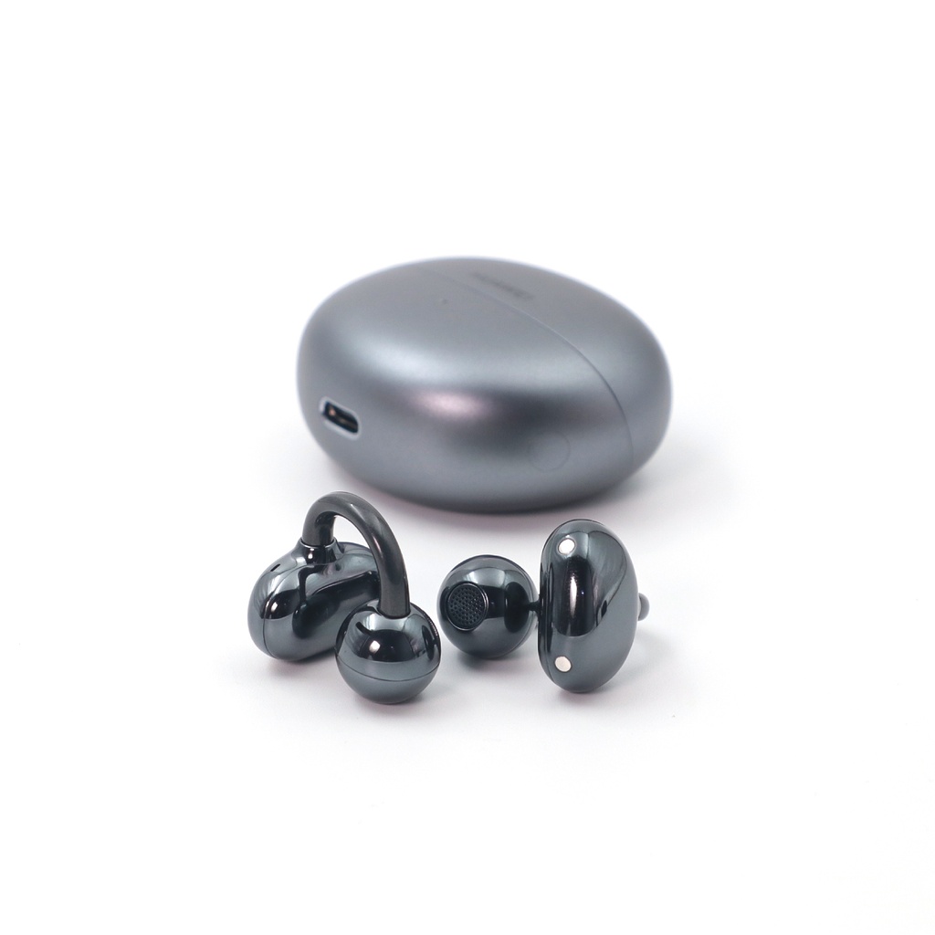 Huawei Freeclip Earbuds- Metallic Grey | Oksouq
