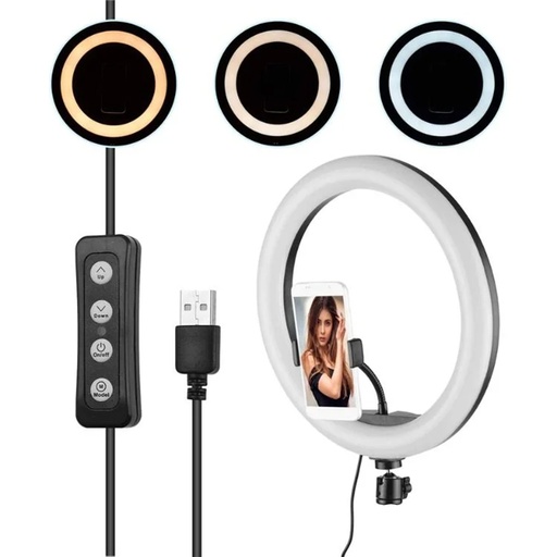 Powero + WayToDream Beauty Live Ring Light, LED Filling Lamp, Model: PR-RL-33