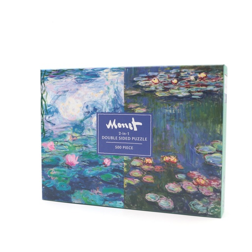 Monet  2-in-1 Double Sided Puzzle 500 Piece