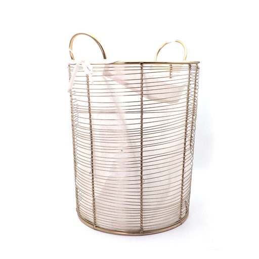 Zara Metal Laundry Basket 38x38x53 cm