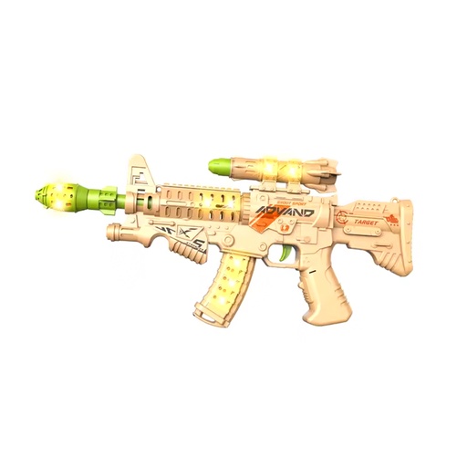 Toy Machine Gun with Led Lights & Sound Missile Gun