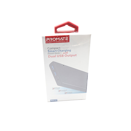 Promate  Bolt-10 Dual USB Output 10000mAh