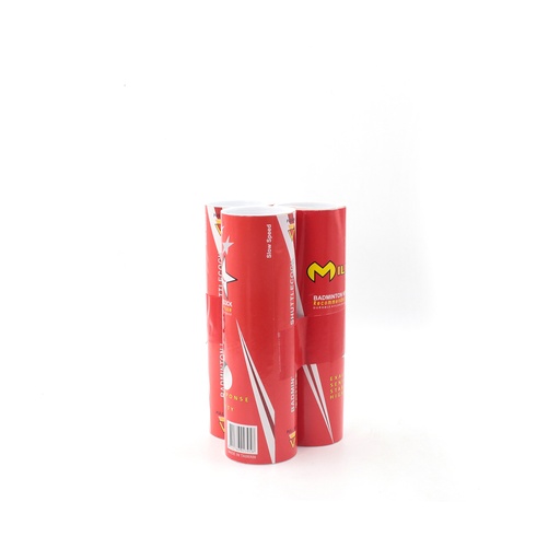 Millat Badminton Shuttlecock - 5 Star Nylon Shuttle  - Slow Speed White - 3 pcs