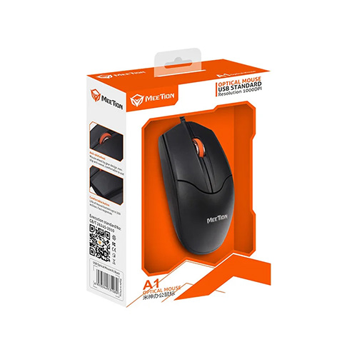 Meetion A1 Optical Mouse Resolution 1000 DPI