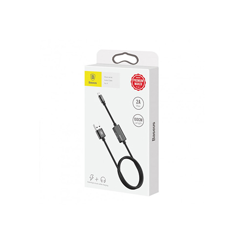 Baseus Music Series Audio Cable For iP, Premium Maker 2A Max