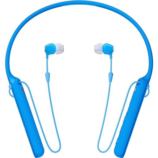 Sony - C400 Wireless Behind-Neck in Ear Headphone Blue (WIC400/L)