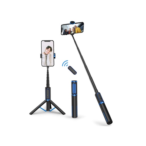 Atumtek 51 '' Selfie Stick Tripod, All In One Extendable Phone Tripod