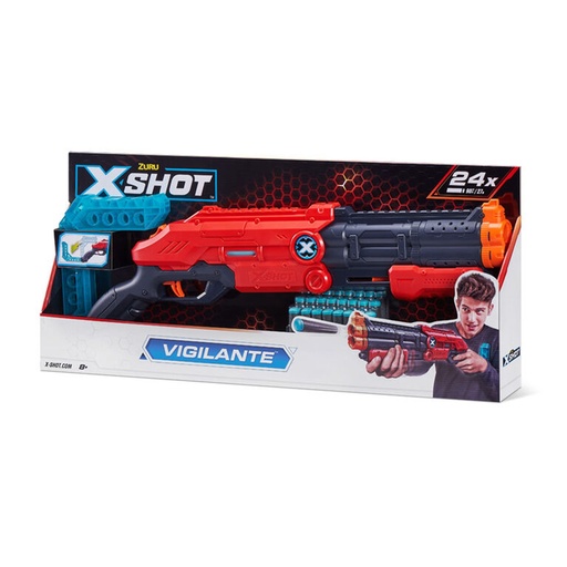 X-Shot Excel Vigilante Foam Dart Blaster 24 Darts