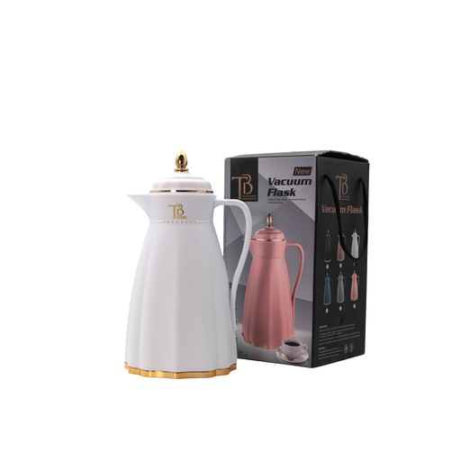 TB Vacuum Flask Tea Carafe 1L White