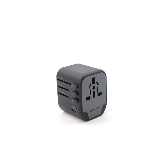 Mazer Travel Power World Adpater + 20w USB-C
