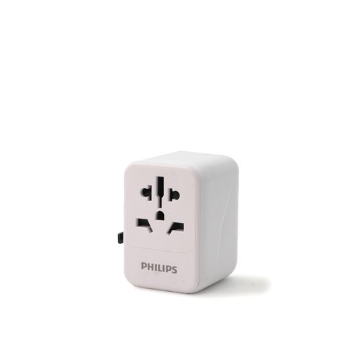Philips 100-250V MAX 10A, SPB1005W/93 USB-C and 2 USB