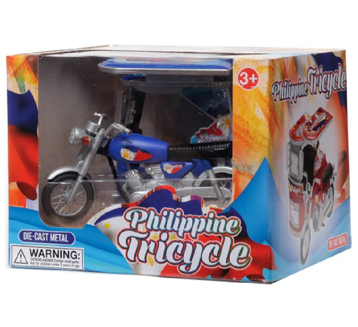 PhilCraft Philippine Tricycle Blue 5 inch Die-cast Vehicle