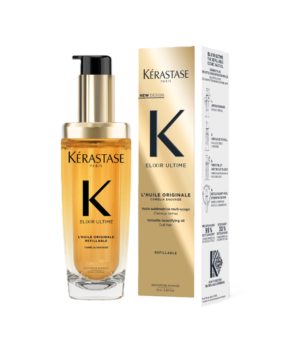 Kerastase Elixir Ultime L'Huile Originale Refillable Hair Oil, 75ml