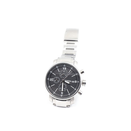 Fossil BQ1000, All Stainless Steel,** Battery Drained**