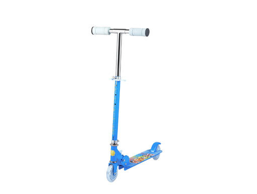 Rainbow High Kick Scooter with Light Up Wheels, Blue Scooter for Kids