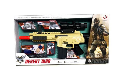Desert war gun with sound, light, vibration  Kids Toys