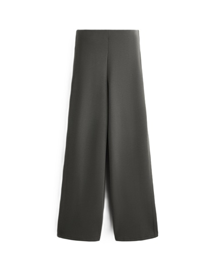 Pleated wide-leg Soft Touch trousers **  Color :  Dark lead grey Size : M **