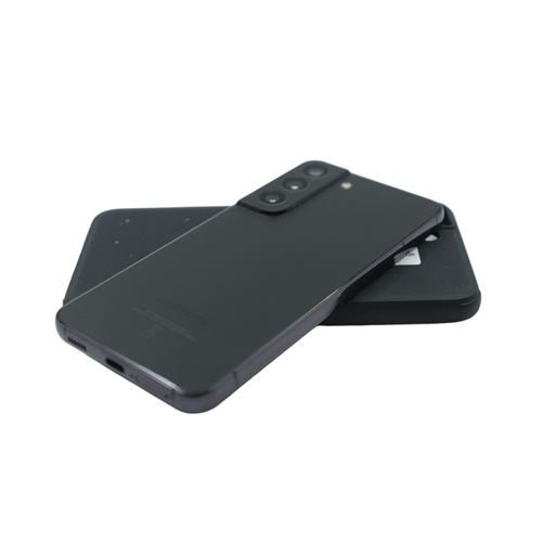 Samsung S22 128 GB + Cover Case Metallic Black Auction + Charger