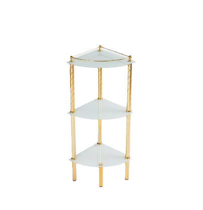 3-Tier Corner Glass Shelf