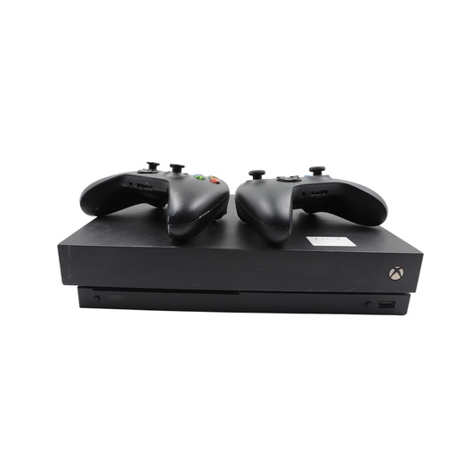 Xbox One X HDMI + 2 Controllers 1 Tb Model:1787 ** No Cables**