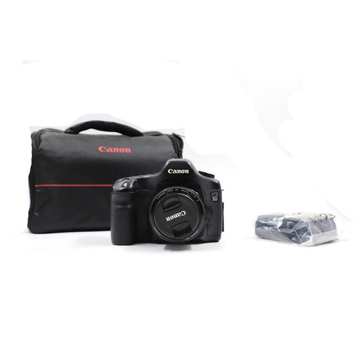 Canon Eos 5D, Canon Lens Ef 50 ,1:1.8 , 25 mm + Pouch + Charger, Doesn’t include Battery