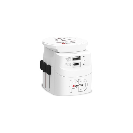 Skross Pro Light USB AC30PD World 1.302473 Travel Charger
