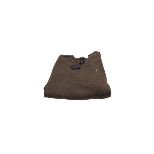 GANT STETCH COTTON RIB V_NECK