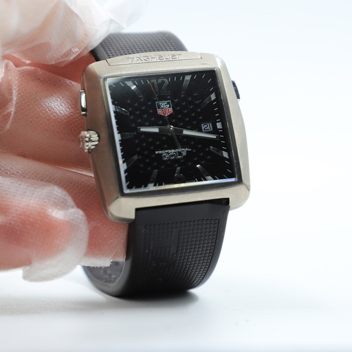 TagHueur Golf Watch Sapphire Crystal Tiger Woods Edition Swiss made Since 1860 ** battery Drained**