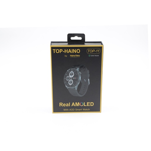 TOP-Haino TOP 11 Haino Teko Germany Full Screen Real AMOLED Display Series 9 Smart Watch With 3 Straps