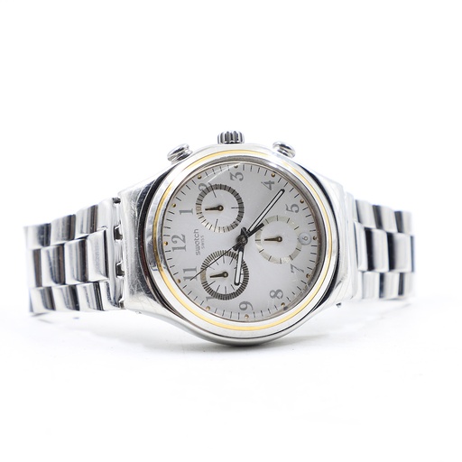 swatch irony stainless steel Stainless Steel ** Has A lot Of Scratches