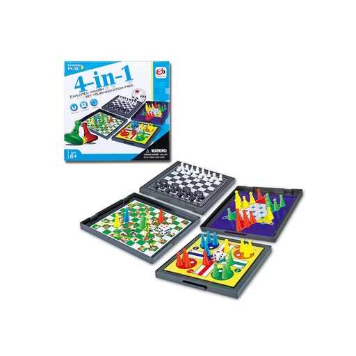 ByToys4 In 1 Chess Game